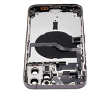 Replacement Back Housing W/ Small Parts Compatible with Apple iPhone 12 Pro Max (US Version) (Aftermarket Plus) (Graphite)