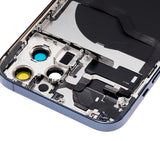Replacement Back Housing W/ Small Parts Compatible with Apple iPhone 12 Pro Max (US Version) (Aftermarket Plus) (Pacific Blue)