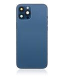 Replacement Back Housing W/ Small Parts Compatible with Apple iPhone 12 Pro Max (US Version) (Aftermarket Plus) (Pacific Blue)
