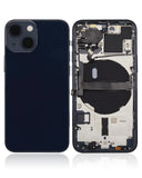 Replacement Back Housing W/ Small Parts Compatible with Apple iPhone 13 Mini (US Version) (Aftermarket Plus) (Midnight)