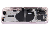 Replacement Back Housing W/ Small Parts Compatible with Apple iPhone 13 Mini (US Version) (Aftermarket Plus) (Pink)