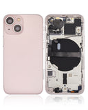 Replacement Back Housing W/ Small Parts Compatible with Apple iPhone 13 Mini (US Version) (Aftermarket Plus) (Pink)