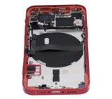 Replacement Back Housing W/ Small Parts Compatible with Apple iPhone 13 Mini (US Version) (Aftermarket Plus) (Red)