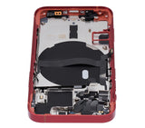 Replacement Back Housing W/ Small Parts Compatible with Apple iPhone 13 Mini (US Version) (Aftermarket Plus) (Red)