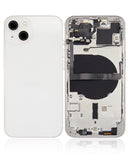 Replacement Back Housing W/ Small Parts Compatible with Apple iPhone 13 (US Version) (Aftermarket Plus) (Starlight)