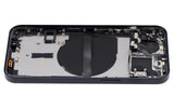 Replacement Back Housing W/ Small Parts Compatible with Apple iPhone 13 (US Version) (Aftermarket Plus) (Midnight)