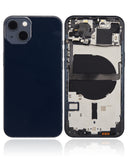 Replacement Back Housing W/ Small Parts Compatible with Apple iPhone 13 (US Version) (Aftermarket Plus) (Midnight)