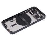 Replacement Back Housing W/ Small Parts Compatible with Apple iPhone 13 (US Version) (Aftermarket Plus) (Midnight)