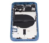 Replacement Back Housing W/ Small Parts Compatible with Apple iPhone 13 (US Version) (Aftermarket Plus) (Blue)