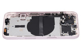 Replacement Back Housing W/ Small Parts Compatible with Apple iPhone 13 (US Version) (Aftermarket Plus) (Pink)