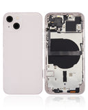 Replacement Back Housing W/ Small Parts Compatible with Apple iPhone 13 (US Version) (Aftermarket Plus) (Pink)