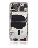 Replacement Back Housing W/ Small Parts Compatible with Apple iPhone 13 (US Version) (Aftermarket Plus) (Pink)