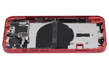 Replacement Back Housing W/ Small Parts Compatible with Apple iPhone 13 (US Version) (Aftermarket Plus) (Red)