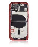 Replacement Back Housing W/ Small Parts Compatible with Apple iPhone 13 (US Version) (Aftermarket Plus) (Red)