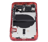 Replacement Back Housing W/ Small Parts Compatible with Apple iPhone 13 (US Version) (Aftermarket Plus) (Red)