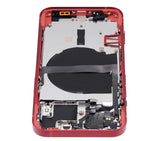 Replacement Back Housing W/ Small Parts Compatible with Apple iPhone 13 (US Version) (Aftermarket Plus) (Red)