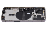 Replacement Back Housing W/ Small Parts Compatible with Apple iPhone 13 Pro (US Version) (Aftermarket Plus) (Graphite)