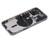 Replacement Back Housing W/ Small Parts Compatible with Apple iPhone 13 Pro (US Version) (Aftermarket Plus) (Graphite)