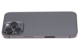 Replacement Back Housing W/ Small Parts Compatible with Apple iPhone 13 Pro (US Version) (Aftermarket Plus) (Graphite)