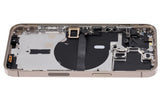 Replacement Back Housing W/ Small Parts Compatible with Apple iPhone 13 Pro (US Version) (Aftermarket Plus) (Gold)