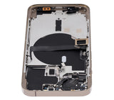 Replacement Back Housing W/ Small Parts Compatible with Apple iPhone 13 Pro (US Version) (Aftermarket Plus) (Gold)