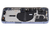 Replacement Back Housing W/ Small Parts Compatible with Apple iPhone 13 Pro (US Version) (Aftermarket Plus) (Sierra Blue)