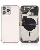 Replacement Back Housing W/ Small Parts Compatible with Apple iPhone 13 Pro Max (US Version) (Aftermarket Plus) (Gold)