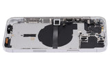 Replacement Back Housing W/ Small Parts Compatible with Apple iPhone 13 Pro Max (US Version) (Aftermarket Plus) (Silver)