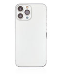 Replacement Back Housing W/ Small Parts Compatible with Apple iPhone 13 Pro Max (US Version) (Aftermarket Plus) (Silver)