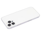 Replacement Back Housing W/ Small Parts Compatible with Apple iPhone 13 Pro Max (US Version) (Aftermarket Plus) (Silver)