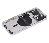 Replacement Back Housing W/ Small Parts Compatible with Apple iPhone 13 Pro Max (US Version) (Aftermarket Plus) (Silver)