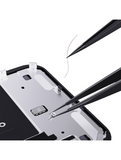 iNeeZy Handmade Non-Magnetic Stainless Tweezers (Qianli) (Black - Wide) Compatible with Qianli