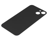Replacement Back Glass With 3M Adhesive Compatible with Apple iPhone 13 (No Logo / Large Camera Hole) (Midnight)