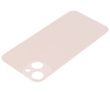 Replacement Back Glass With 3M Adhesive Compatible with Apple iPhone 13 (No Logo / Large Camera Hole) (Pink)