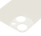 Replacement Back Glass With 3M Adhesive Compatible with Apple iPhone 13 Mini (No Logo / Large Camera Hole) (Starlight)