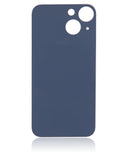 Replacement Back Glass With 3M Adhesive Compatible with Apple iPhone 13 Mini (No Logo / Large Camera Hole) (Midnight)