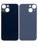 Replacement Back Glass With 3M Adhesive Compatible with Apple iPhone 13 Mini (No Logo / Large Camera Hole) (Midnight)