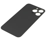 Replacement Back Glass With 3M Adhesive Compatible with Apple iPhone 13 Pro (No Logo / Large Camera Hole) (Graphite)