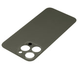 Replacement Back Glass With 3M Adhesive Compatible with Apple iPhone 13 Pro (No Logo / Large Camera Hole) (Graphite)