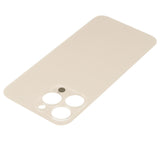 Replacement Back Glass With 3M Adhesive Compatible with Apple iPhone 13 Pro (No Logo / Large Camera Hole) (Gold)