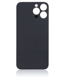 Replacement Back Glass With 3M Adhesive Compatible with Apple iPhone 13 Pro Max (No Logo / Large Camera Hole) (Graphite)
