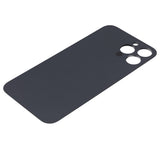 Replacement Back Glass With 3M Adhesive Compatible with Apple iPhone 13 Pro Max (No Logo / Large Camera Hole) (Graphite)