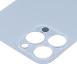 Replacement Back Glass With 3M Adhesive Compatible with Apple iPhone 13 Pro Max (No Logo / Large Camera Hole) (Sierra Blue)
