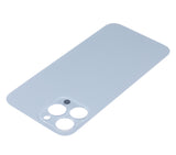 Replacement Back Glass With 3M Adhesive Compatible with Apple iPhone 13 Pro Max (No Logo / Large Camera Hole) (Sierra Blue)