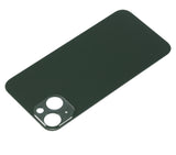 Replacement Back Glass With 3M Adhesive Compatible with Apple iPhone 13 (No Logo / Large Camera Hole) (Green)