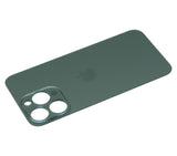 Replacement Back Glass With 3M Adhesive Compatible with Apple iPhone 13 Pro (No Logo / Large Camera Hole) (Alpine Green)