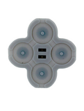 Replacement Rubber Conductive D-Pad Buttons (Right) Set Compatible with Nintendo (Game Console Parts) Nintendo Switch Joy Con Controller (6 Piece Set)