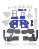 Replacement Complete Button Assembly Compatible with Nintendo (Game Console Parts) Nintendo Switch Lite (Blue)