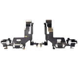 Replacement Charging Port Flex Cable Compatible with Apple iPhone 11 (Used OEM Pull) (Black)