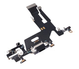 Replacement Charging Port Flex Cable Compatible with Apple iPhone 11 (Used OEM Pull) (Black)